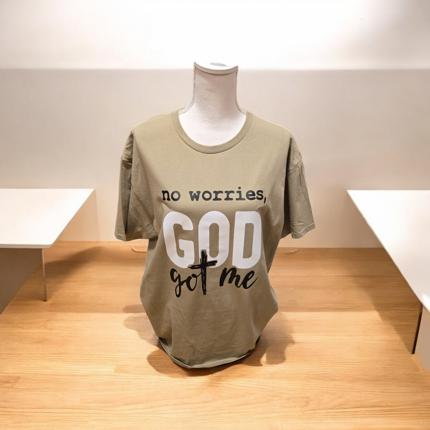 No Worries, God got Me t-shirt