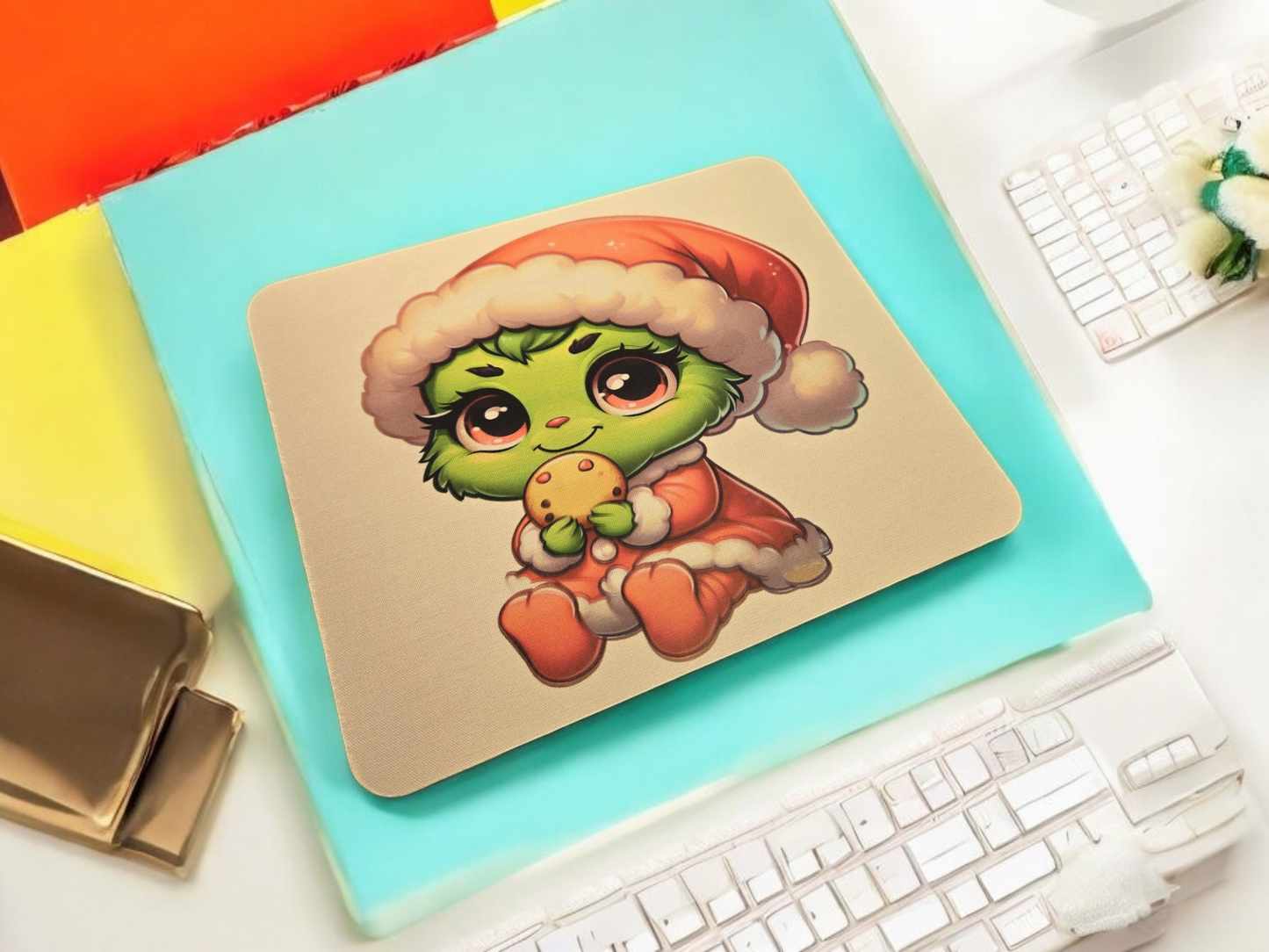 Baby Girl Grinch 1 Mouse pad